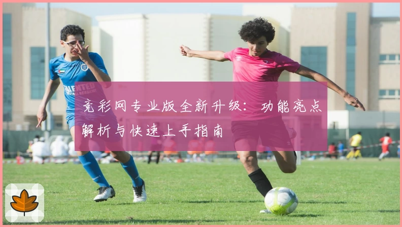 竞彩网专业版全新升级：功能亮点解析与快速上手指南